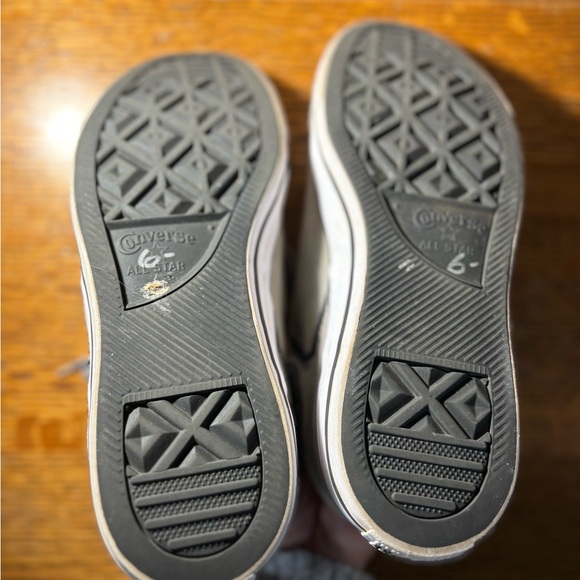 Converse All Star Gray High-Top Padded Sneakers, M8/W10 - Picture 6 of 8